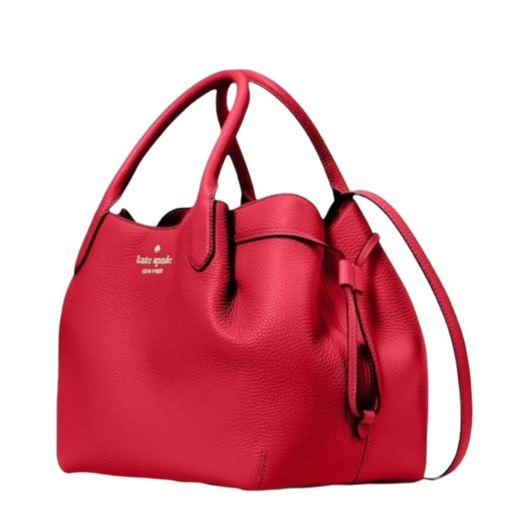 Kate Spade Perfect Cherry Red Dumpling Large Satchel Crossbody